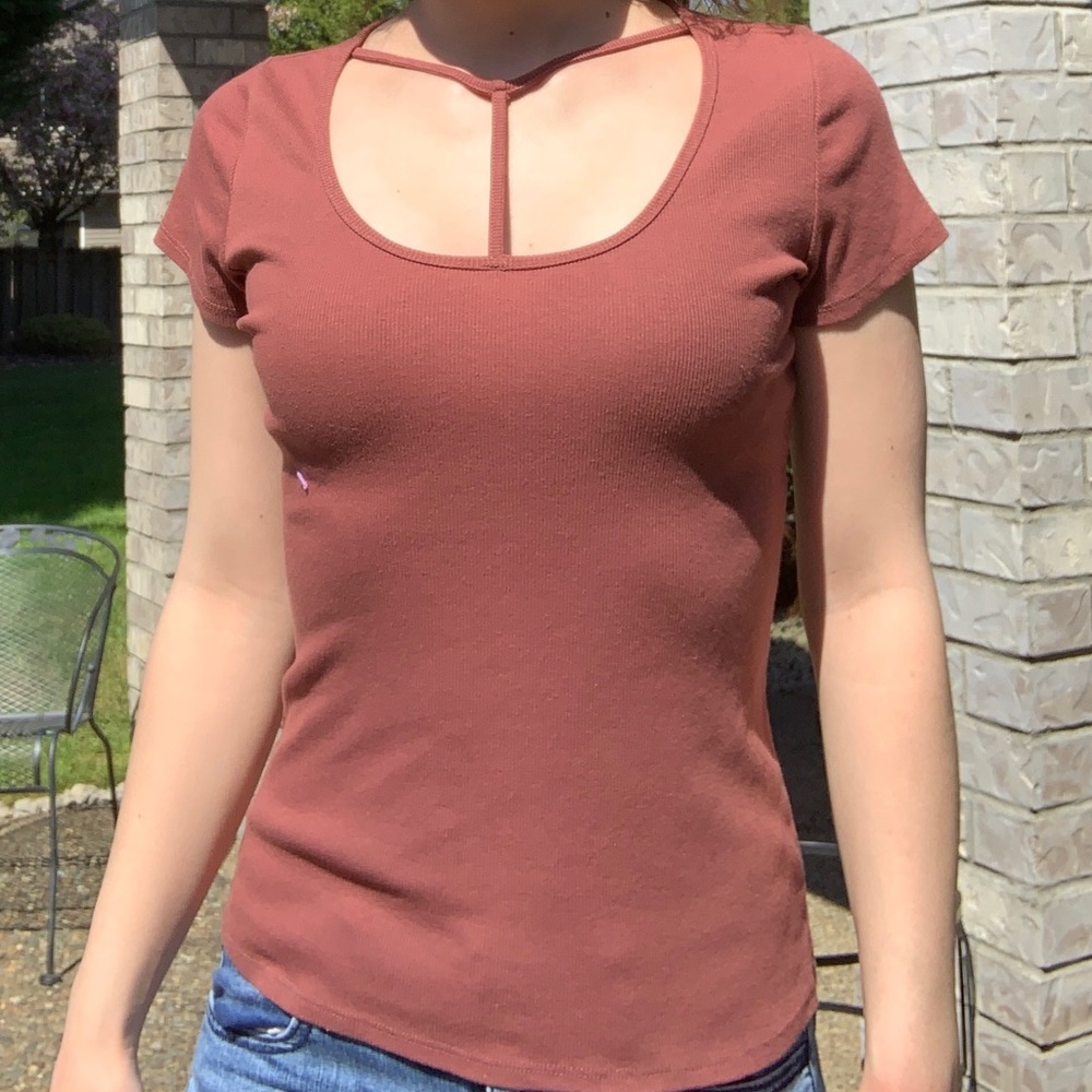 Bozzolo brown-pink top🌀🌀